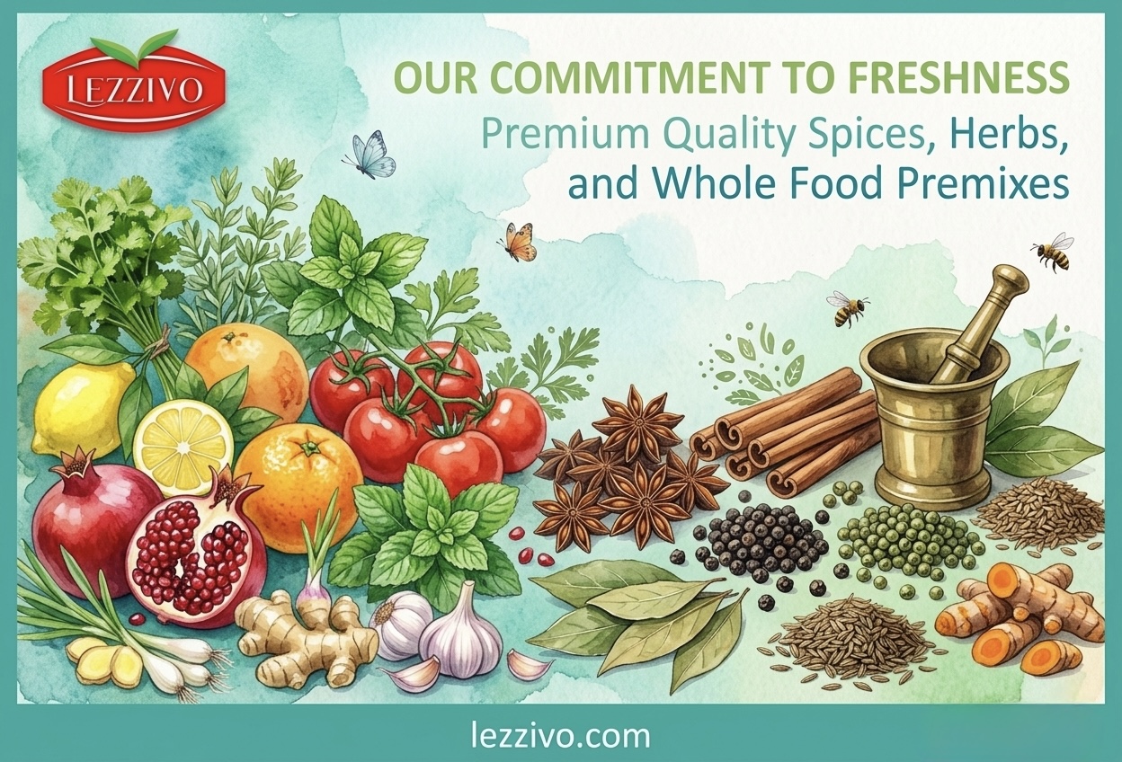 Premium blended spices by Lezzivo and instant soup premix for cafes